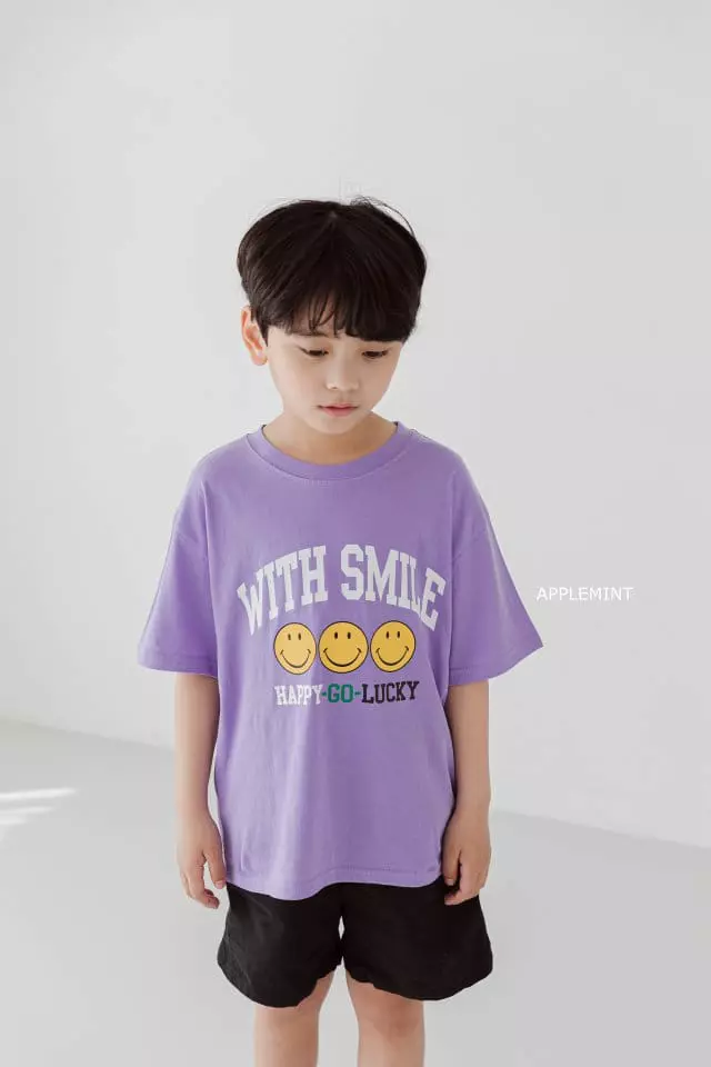 Applemint - Korean Children Fashion - #childrensboutique - With Smile Tee - 9