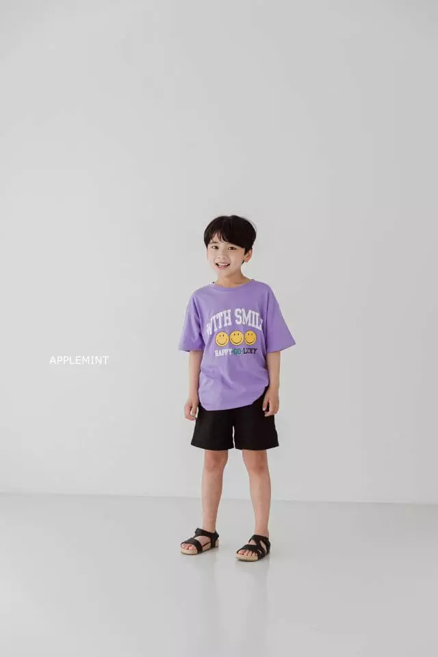 Applemint - Korean Children Fashion - #designkidswear - With Smile Tee - 10