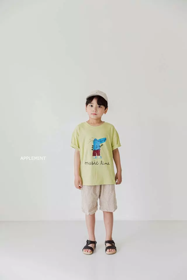 Applemint - Korean Children Fashion - #designkidswear - Crocodile Tee - 6