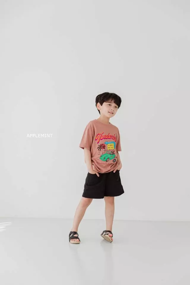 Applemint - Korean Children Fashion - #discoveringself - Beach Tee - 8