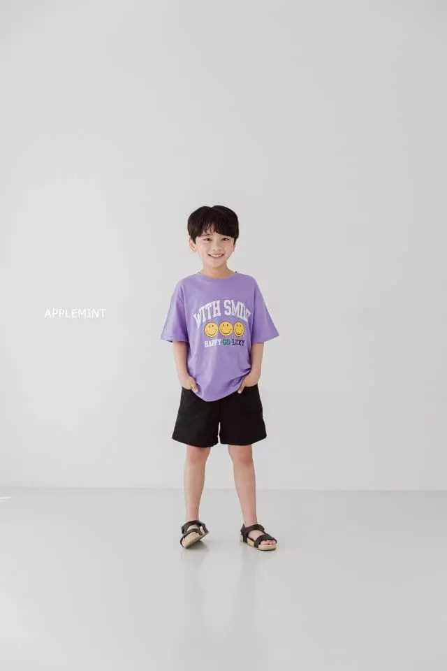 Applemint - Korean Children Fashion - #fashionkids - With Smile Tee - 12