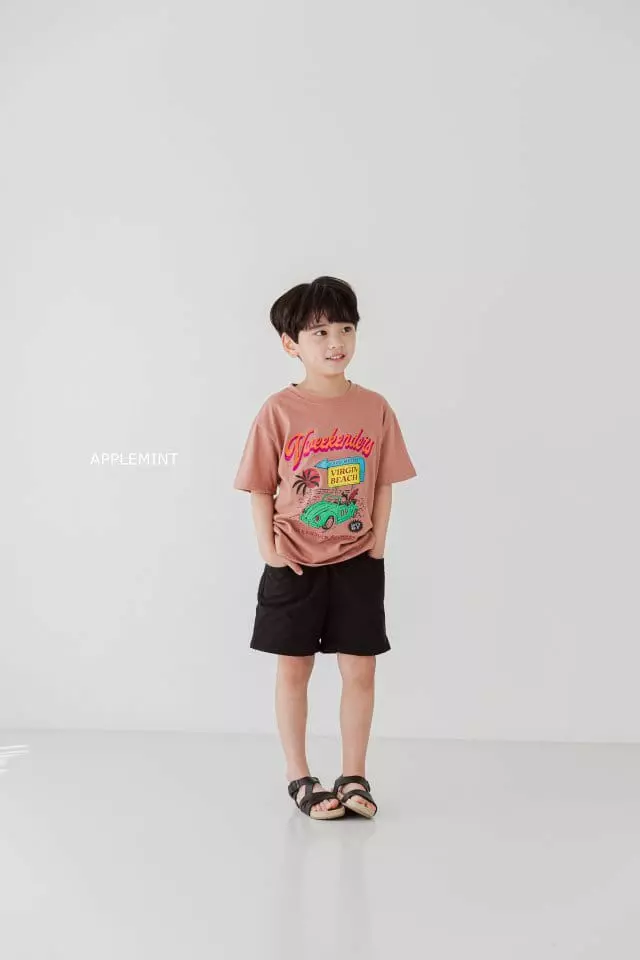 Applemint - Korean Children Fashion - #fashionkids - Beach Tee - 9