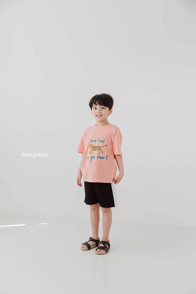 Applemint - Korean Children Fashion - #fashionkids - Leopard Tee - 7