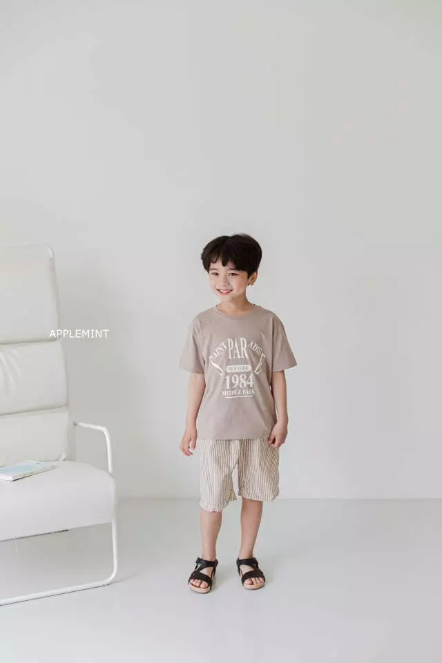 Applemint - Korean Children Fashion - #kidsshorts - Saint Tee - 12