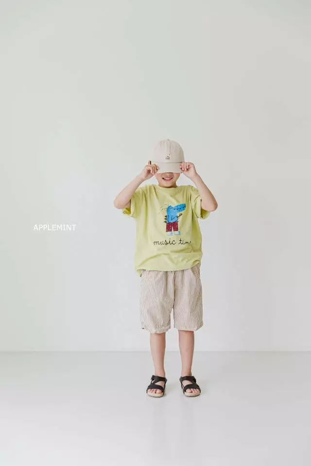 Applemint - Korean Children Fashion - #kidsshorts - Crocodile Tee - 9