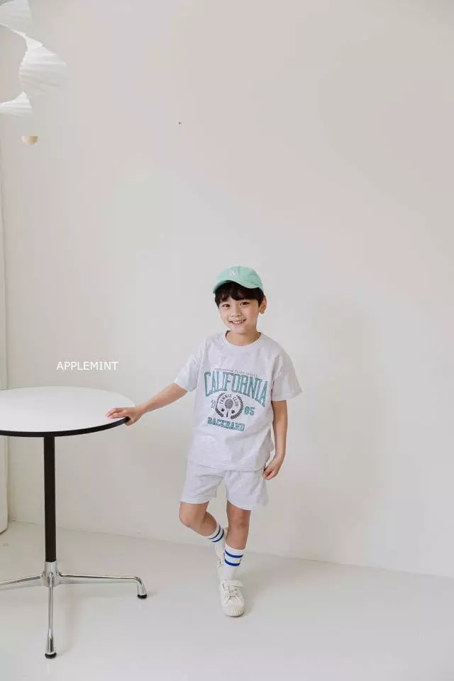 Applemint - Korean Children Fashion - #kidsstore - Tennis Top Bottom Set - 2