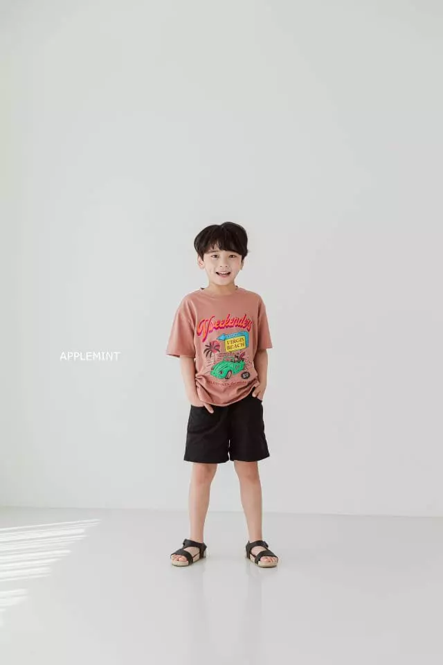 Applemint - Korean Children Fashion - #kidsstore - Beach Tee - 11