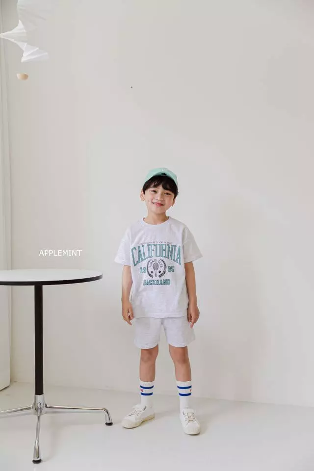 Applemint - Korean Children Fashion - #kidzfashiontrend - Tennis Top Bottom Set - 3