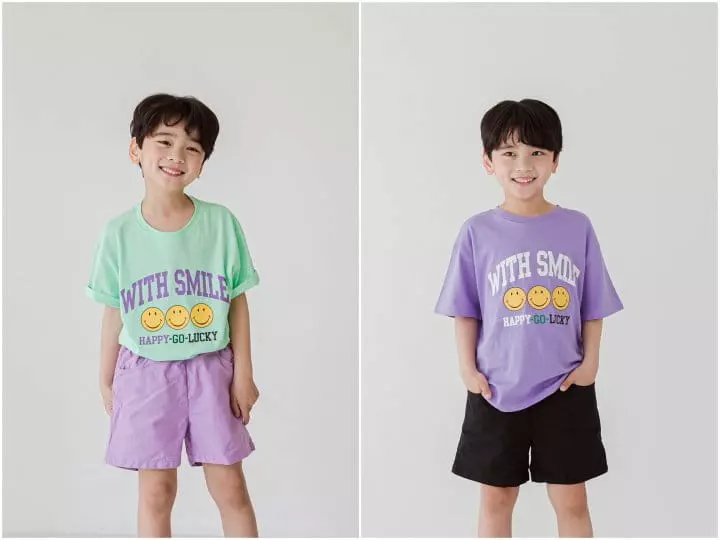 Applemint - Korean Children Fashion - #kidzfashiontrend - With Smile Tee
