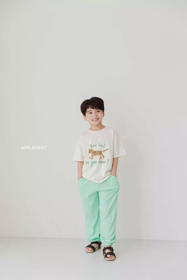 Applemint - Korean Children Fashion - #kidzfashiontrend - Leopard Tee - 10