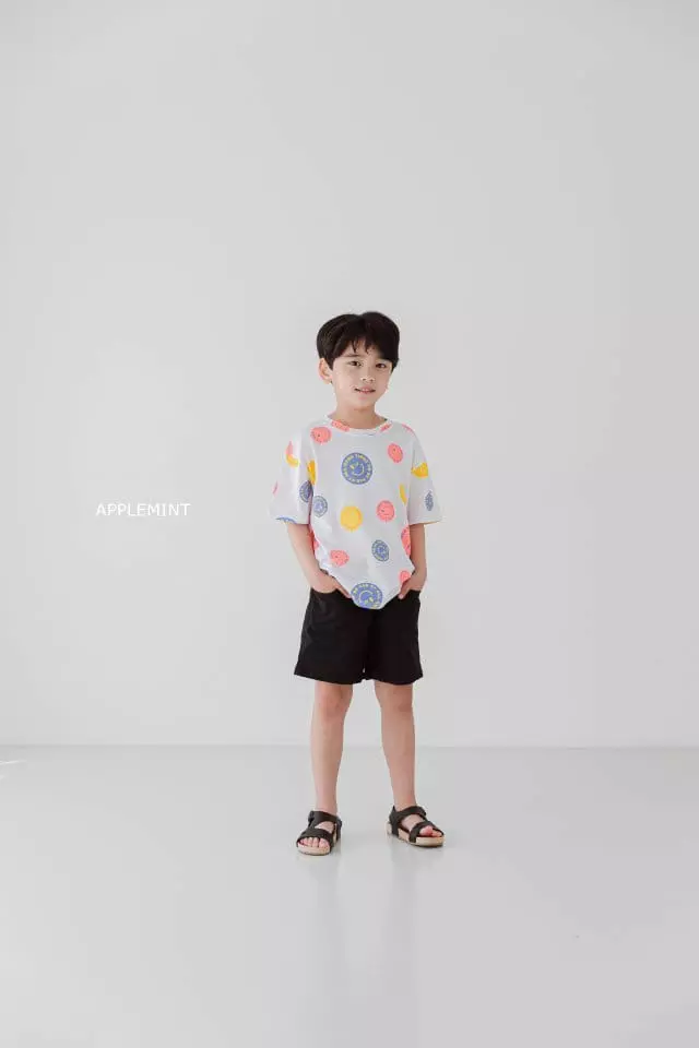 Applemint - Korean Children Fashion - #kidzfashiontrend - Smile Tee - 5