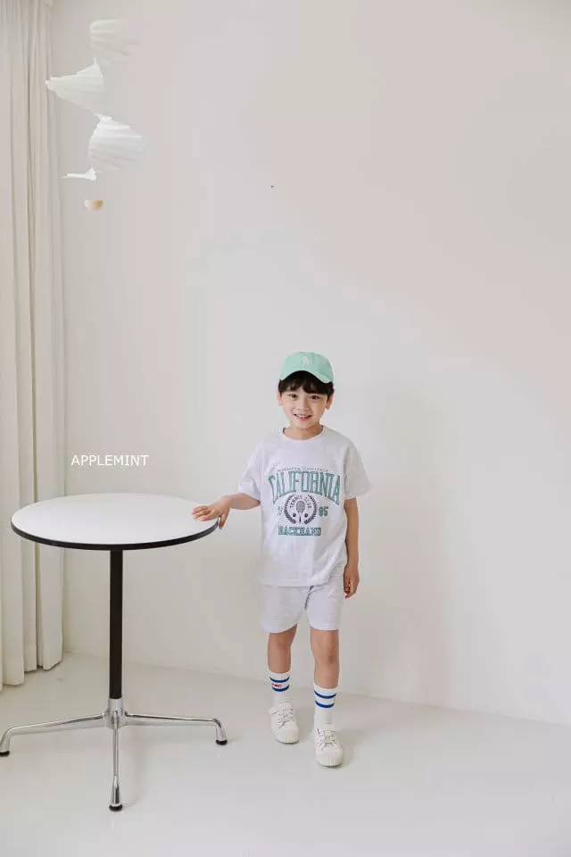 Applemint - Korean Children Fashion - #littlefashionista - Tennis Top Bottom Set - 5