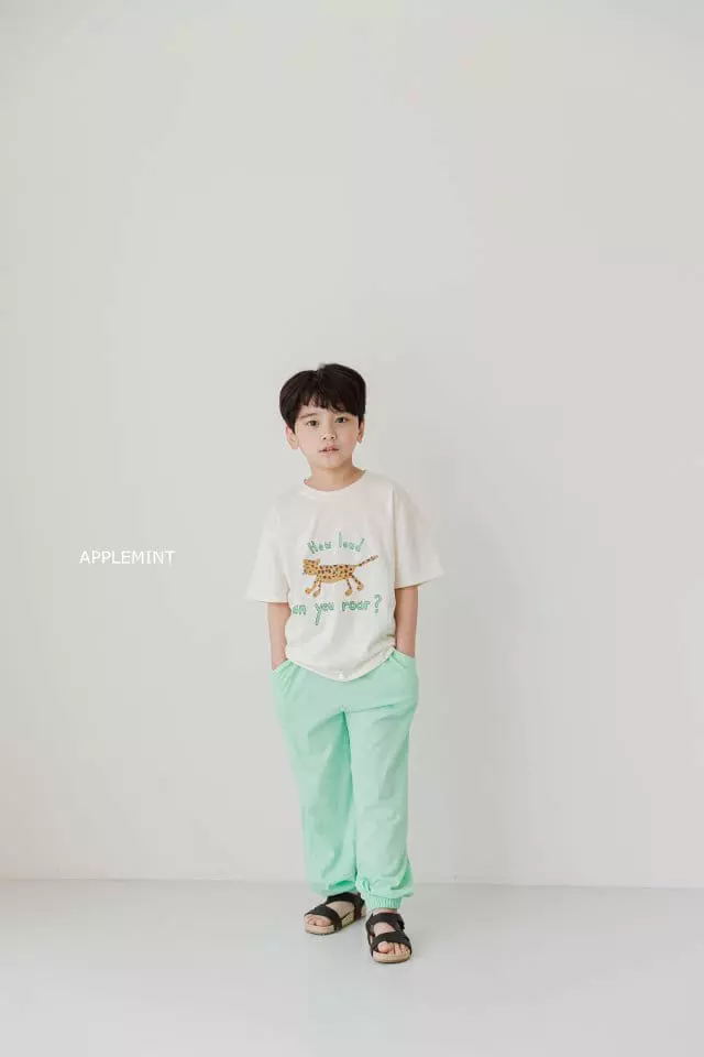 Applemint - Korean Children Fashion - #littlefashionista - Leopard Tee - 12