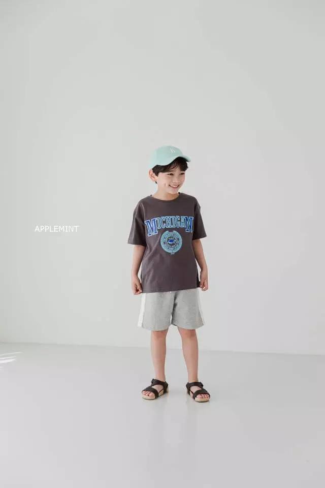 Applemint - Korean Children Fashion - #littlefashionista - Michigan Tee - 10