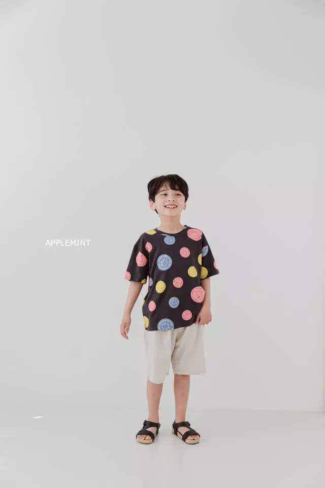 Applemint - Korean Children Fashion - #magicofchildhood - Smile Tee - 8