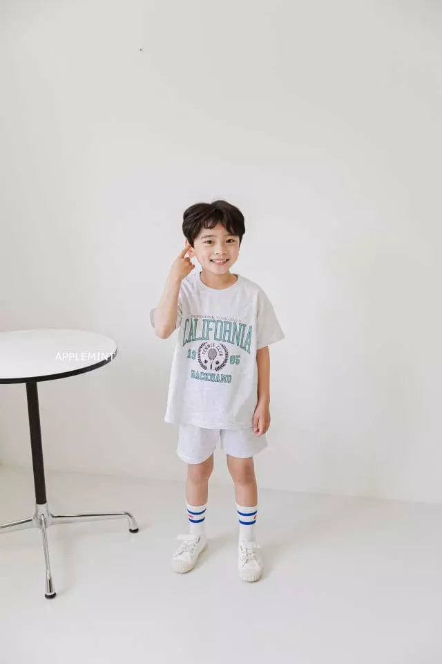 Applemint - Korean Children Fashion - #minifashionista - Tennis Top Bottom Set - 7