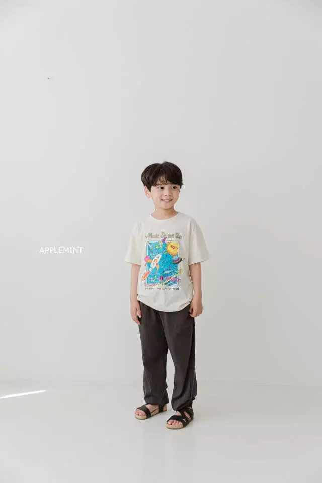 Applemint - Korean Children Fashion - #minifashionista - Space Tee - 6