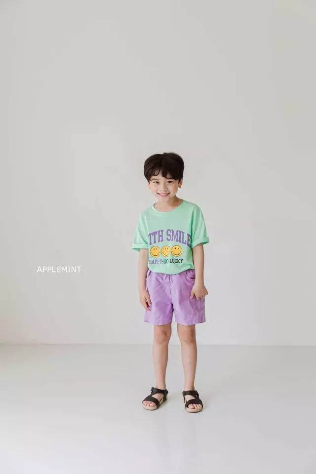 Applemint - Korean Children Fashion - #minifashionista - With Smile Tee - 5
