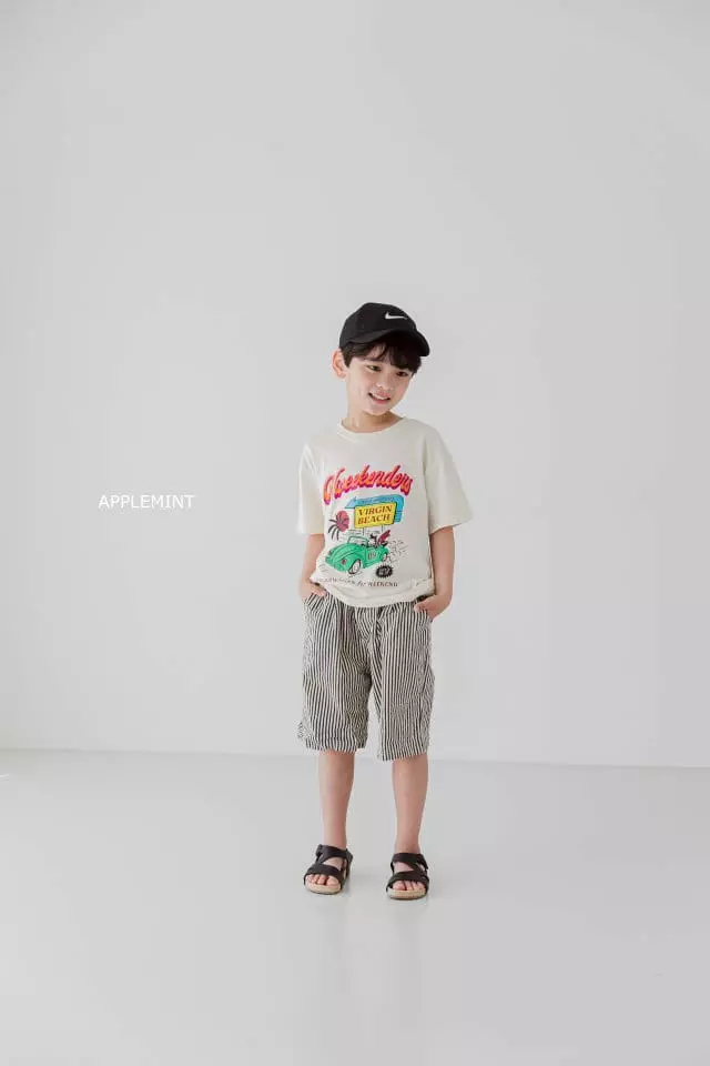 Applemint - Korean Children Fashion - #minifashionista - Beach Tee - 2