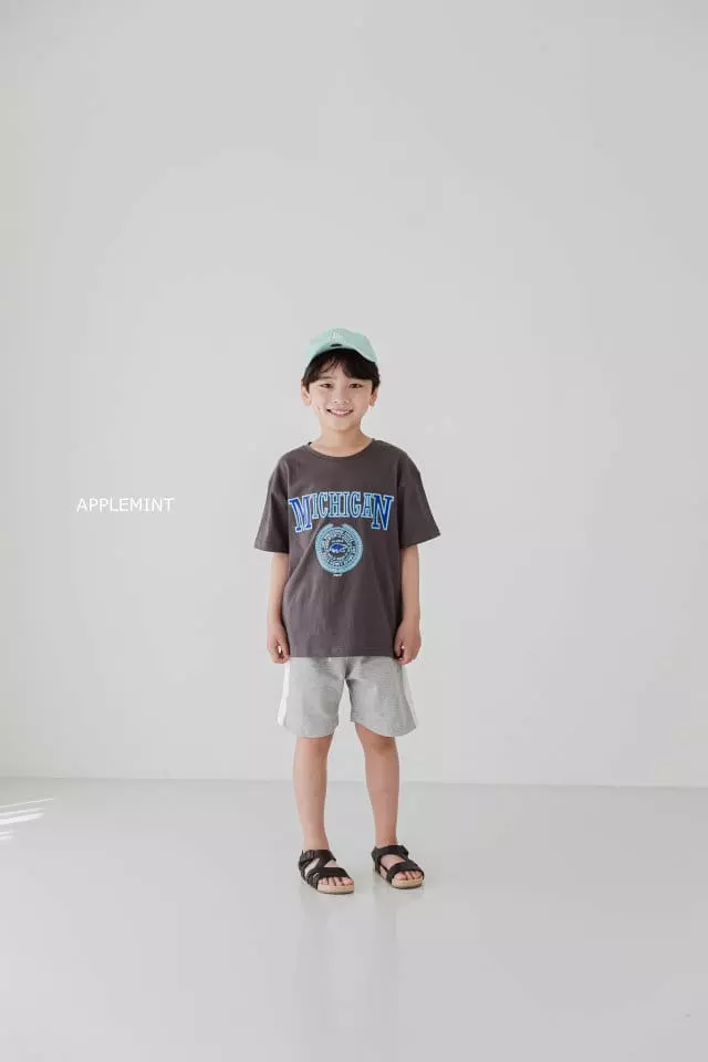 Applemint - Korean Children Fashion - #minifashionista - Michigan Tee - 12