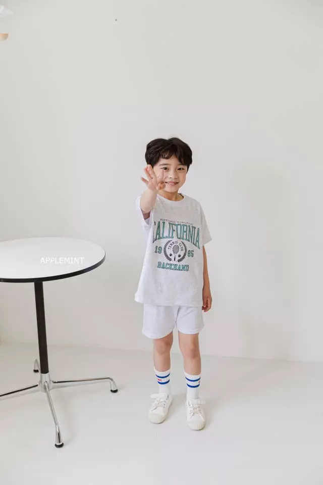 Applemint - Korean Children Fashion - #prettylittlegirls - Tennis Top Bottom Set - 8
