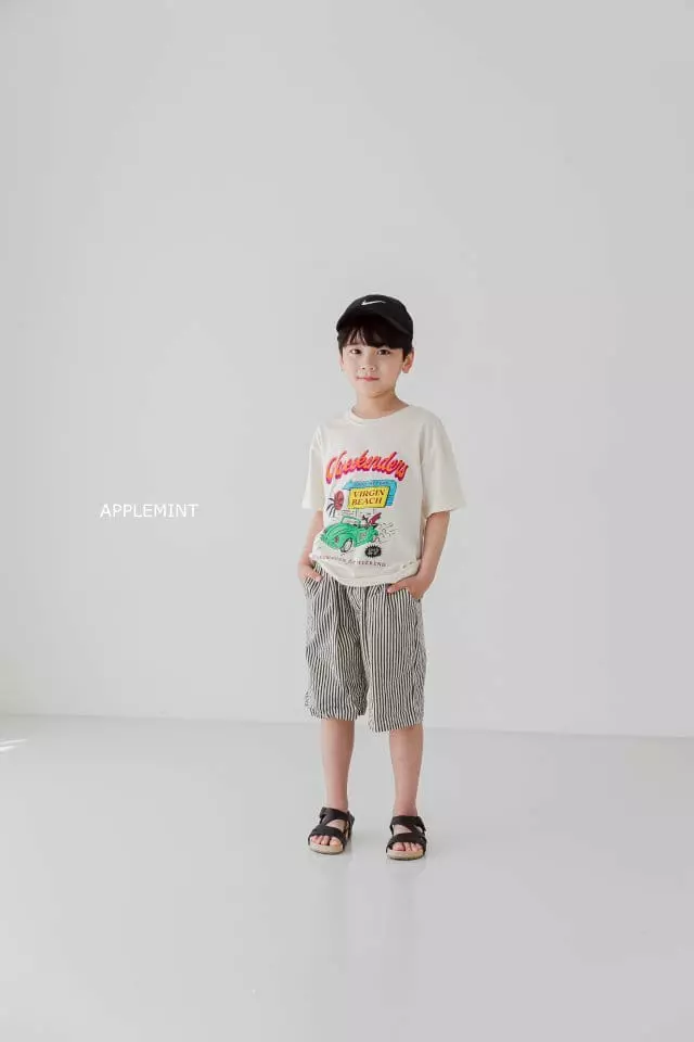 Applemint - Korean Children Fashion - #prettylittlegirls - Beach Tee - 3