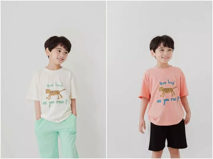 Applemint - Korean Children Fashion - #prettylittlegirls - Leopard Tee