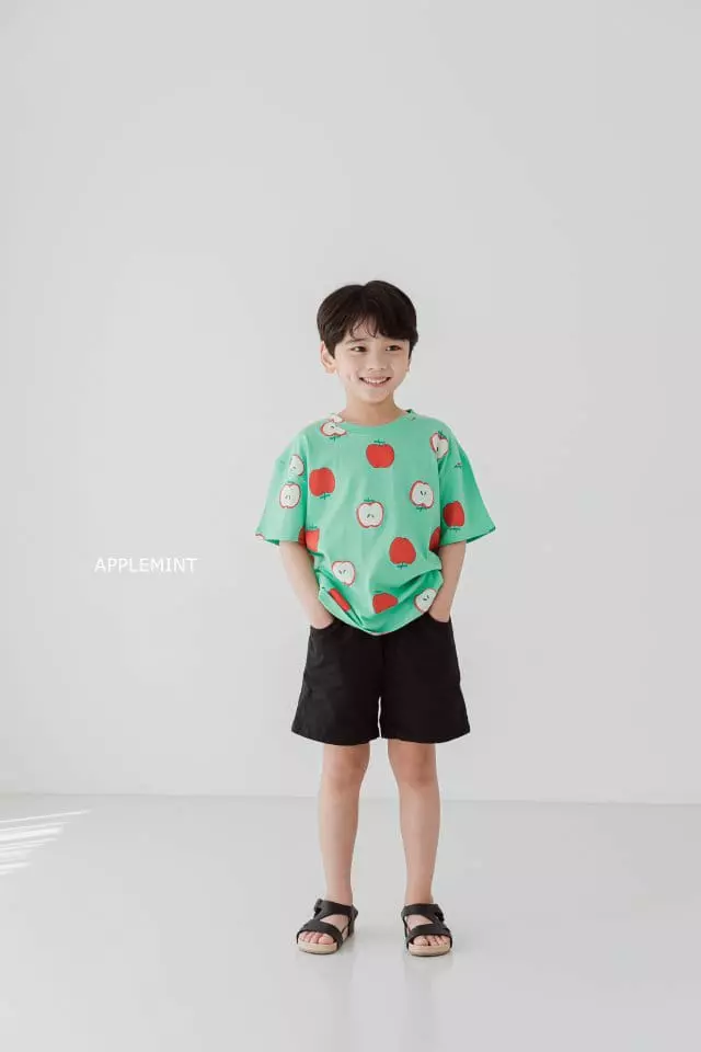 Applemint - Korean Children Fashion - #prettylittlegirls - Apple Paint Tee - 12