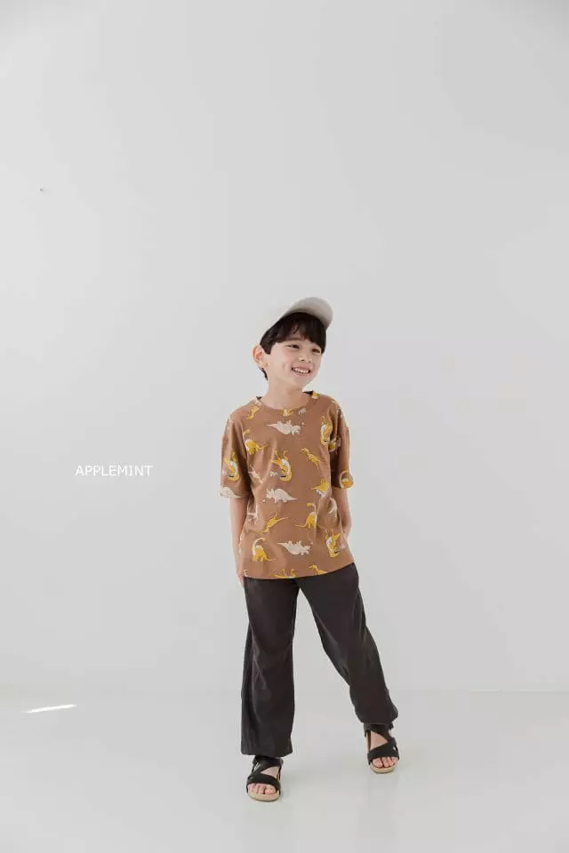 Applemint - Korean Children Fashion - #prettylittlegirls - Dino Paint Tee - 11
