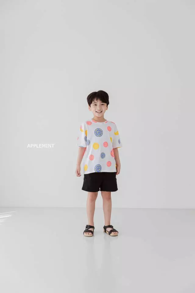 Applemint - Korean Children Fashion - #toddlerclothing - Smile Tee - 12