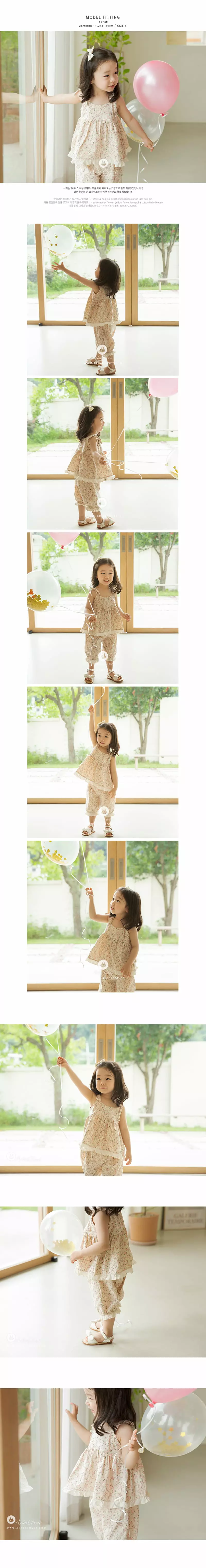 Arim Closet - Korean Baby Fashion - #babygirlfashion - Cute Flower Lace Point Pants - 3