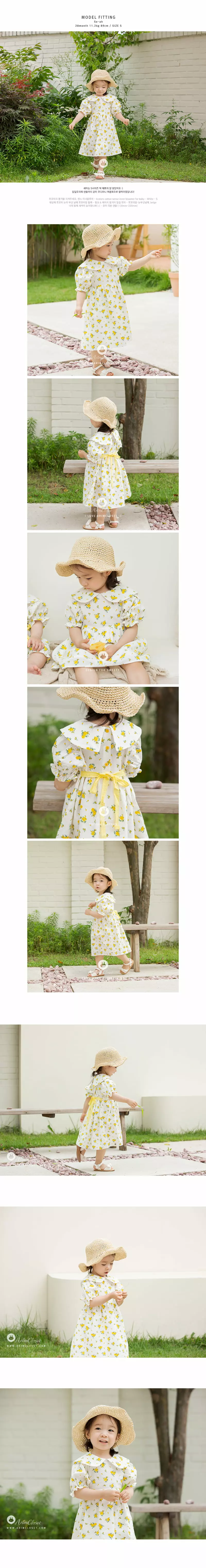 Arim Closet - Korean Baby Fashion - #babylifestyle - Fresh Flower Baby One-piece - 3