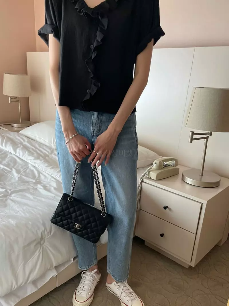 As Thought - Korean Women Fashion - #momslook - Hey Frill Blouse - 9