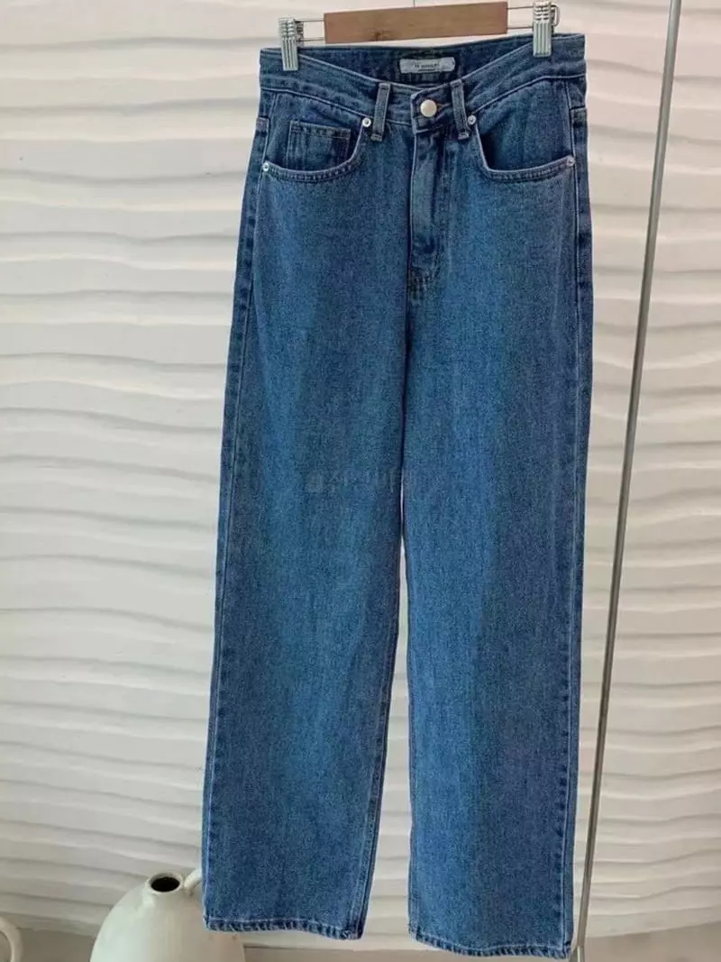 As Thought - Korean Women Fashion - #momslook - High Blue Jeans - 8