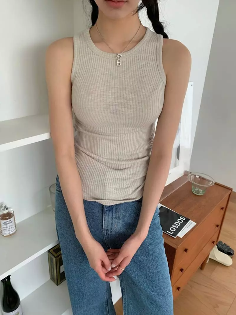 As Thought - Korean Women Fashion - #momslook - Pretty Sleeveless - 11