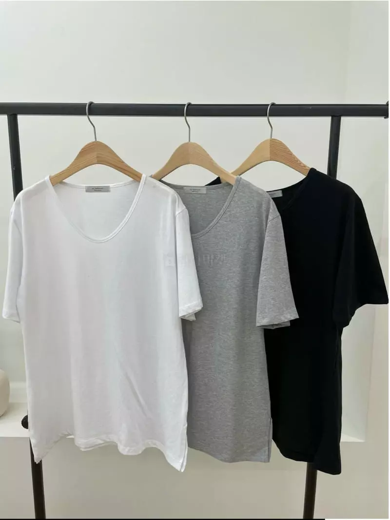 As Thought - Korean Women Fashion - #momslook - Pan U Short Tee