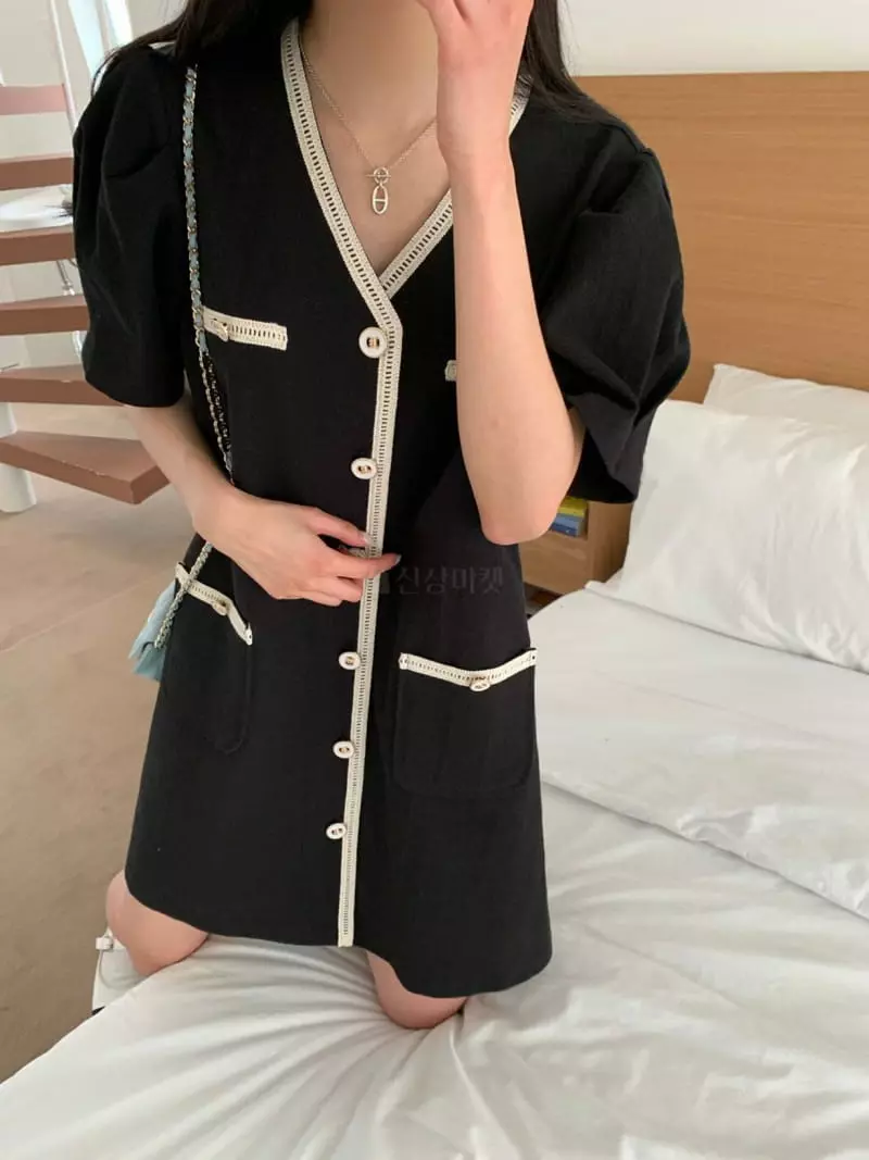 As Thought - Korean Women Fashion - #momslook - Twid One-piece
