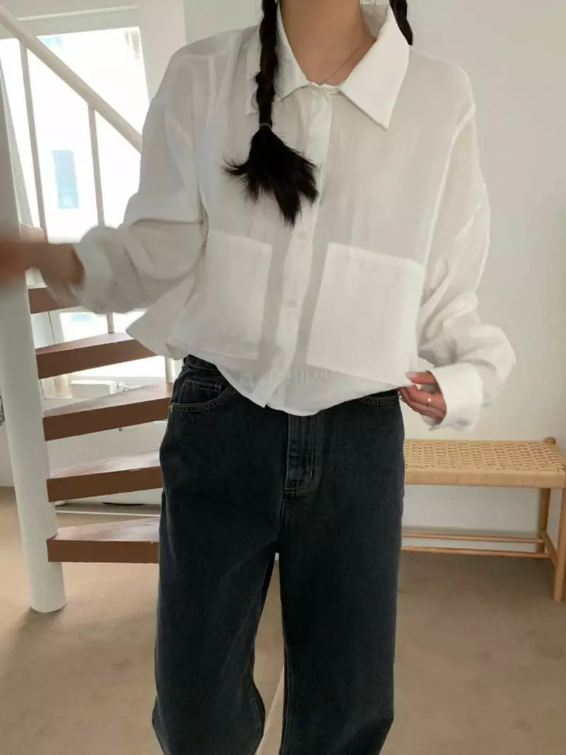 As Thought - Korean Women Fashion - #momslook - Summer Crop Shirt