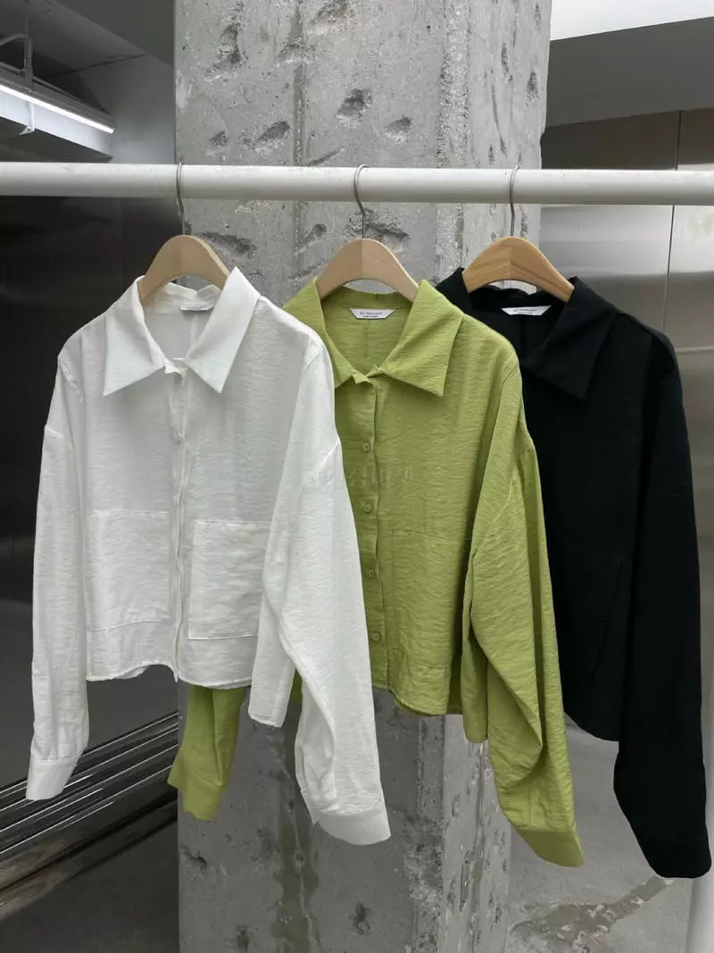 As Thought - Korean Women Fashion - #momslook - Summer Crop Shirt - 2