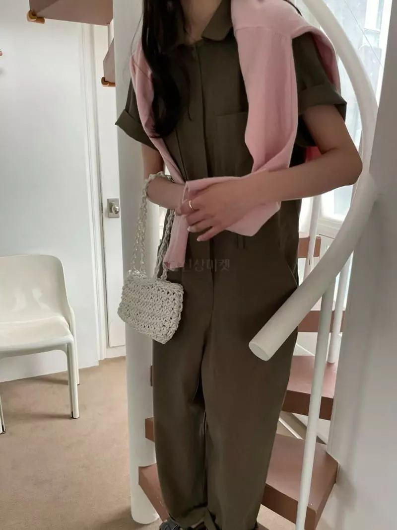 As Thought - Korean Women Fashion - #womensfashion - Berry Jumpsuit - 4