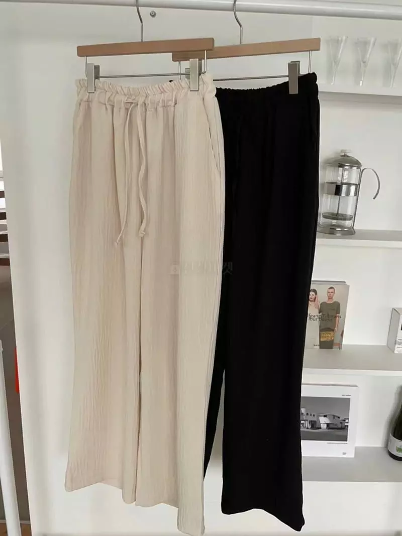 As Thought - Korean Women Fashion - #momslook - Mood Banding Pants - 3