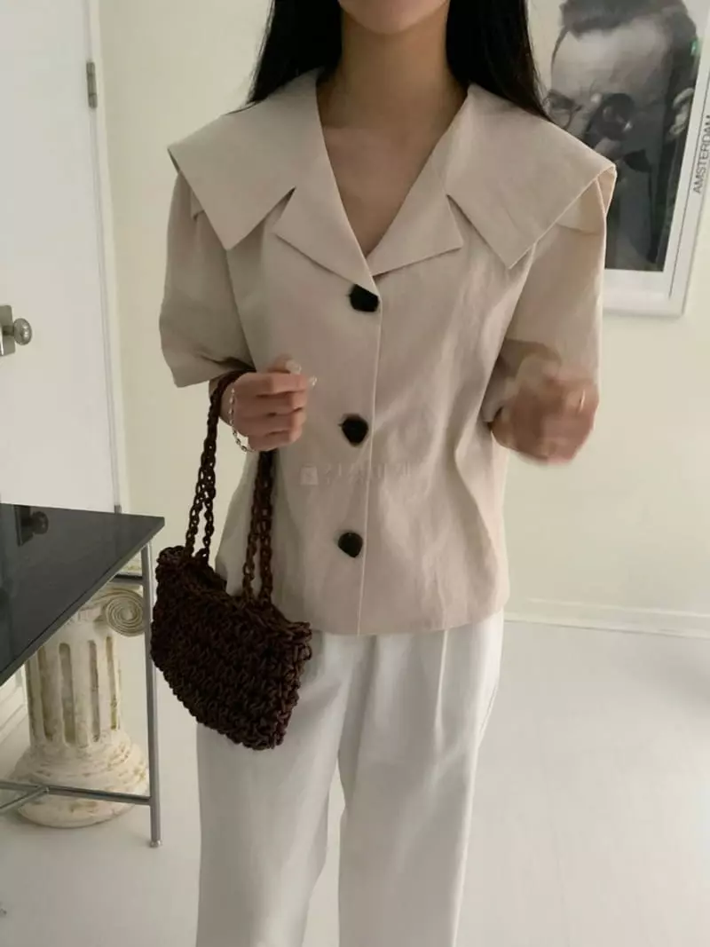 As Thought - Korean Women Fashion - #momslook - Mocha Jacket