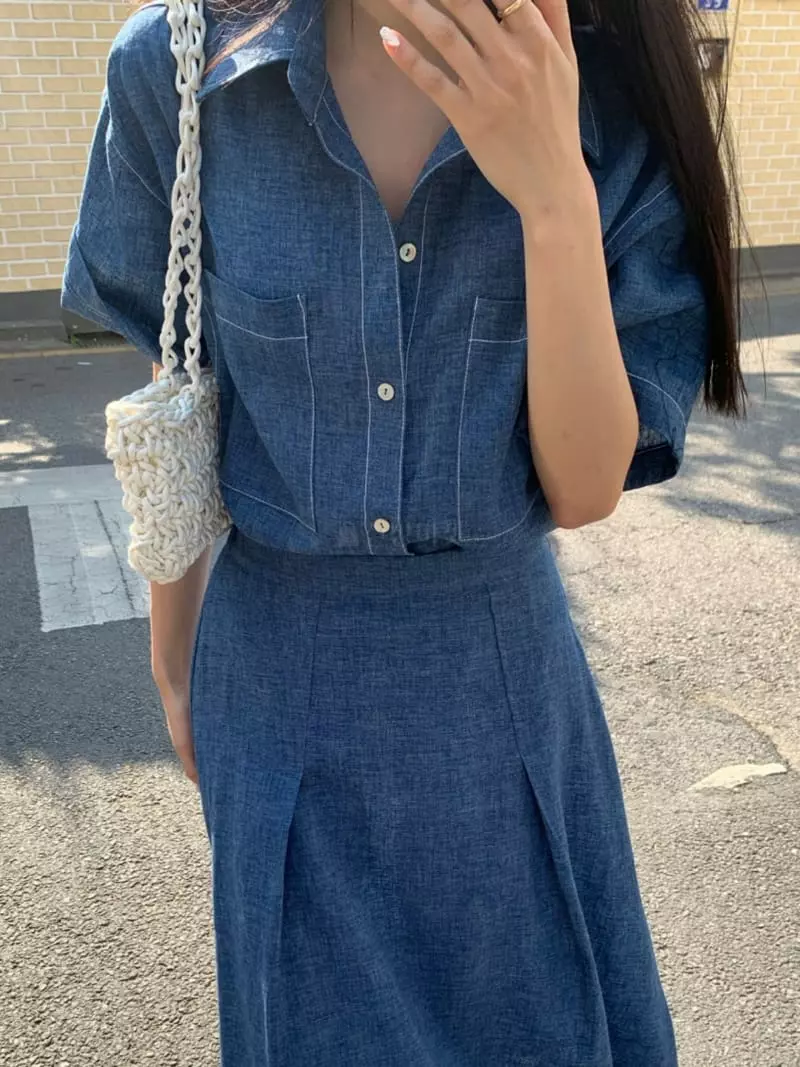 As Thought - Korean Women Fashion - #momslook - Mare Shirt