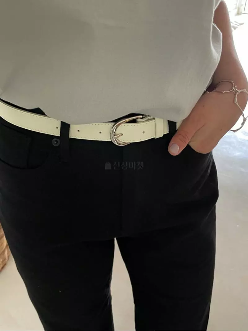 As Thought - Korean Women Fashion - #vintagekidsstyle - Low D Belt - 4