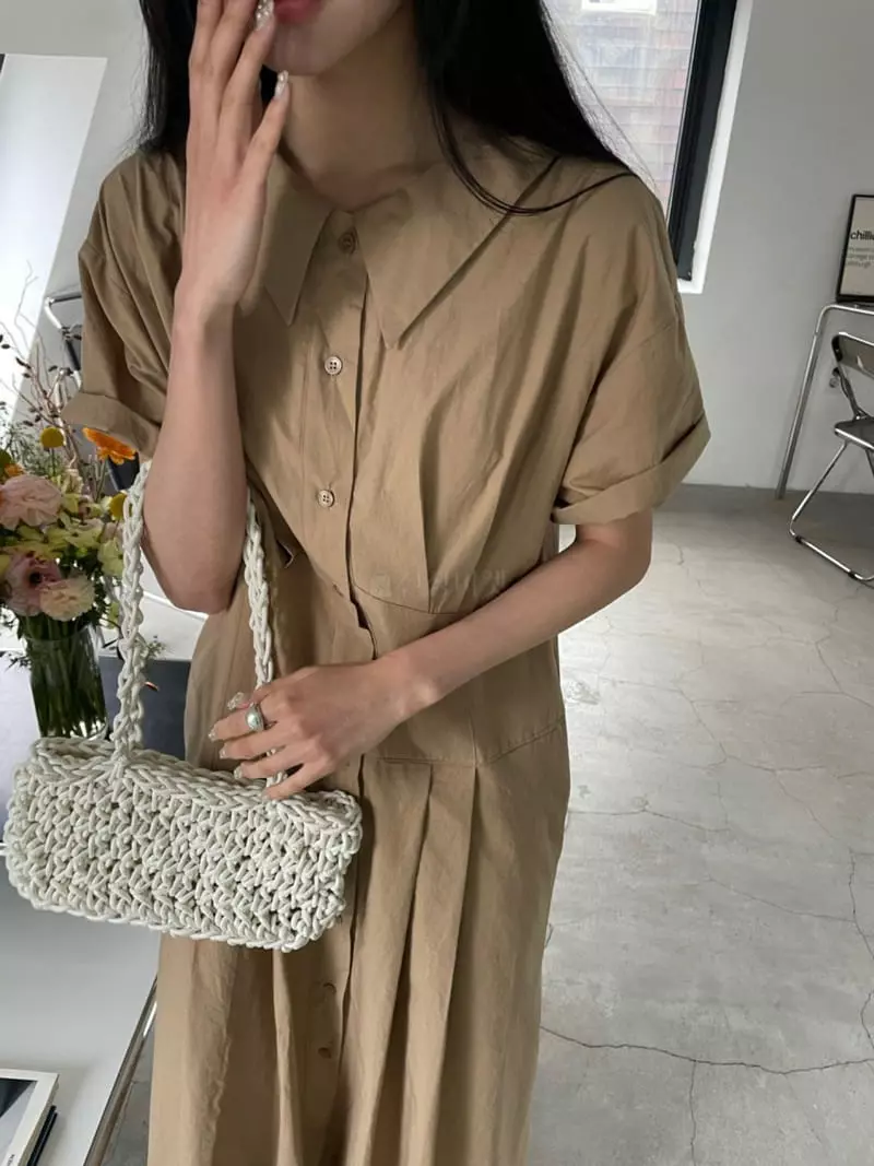 As Thought - Korean Women Fashion - #pursuepretty - Diba Pintuck One-piece - 3