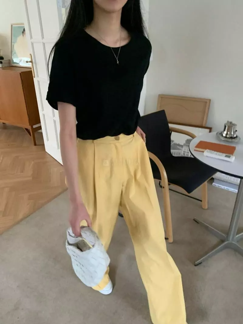 As Thought - Korean Women Fashion - #romanticstyle - Salt Tee - 2