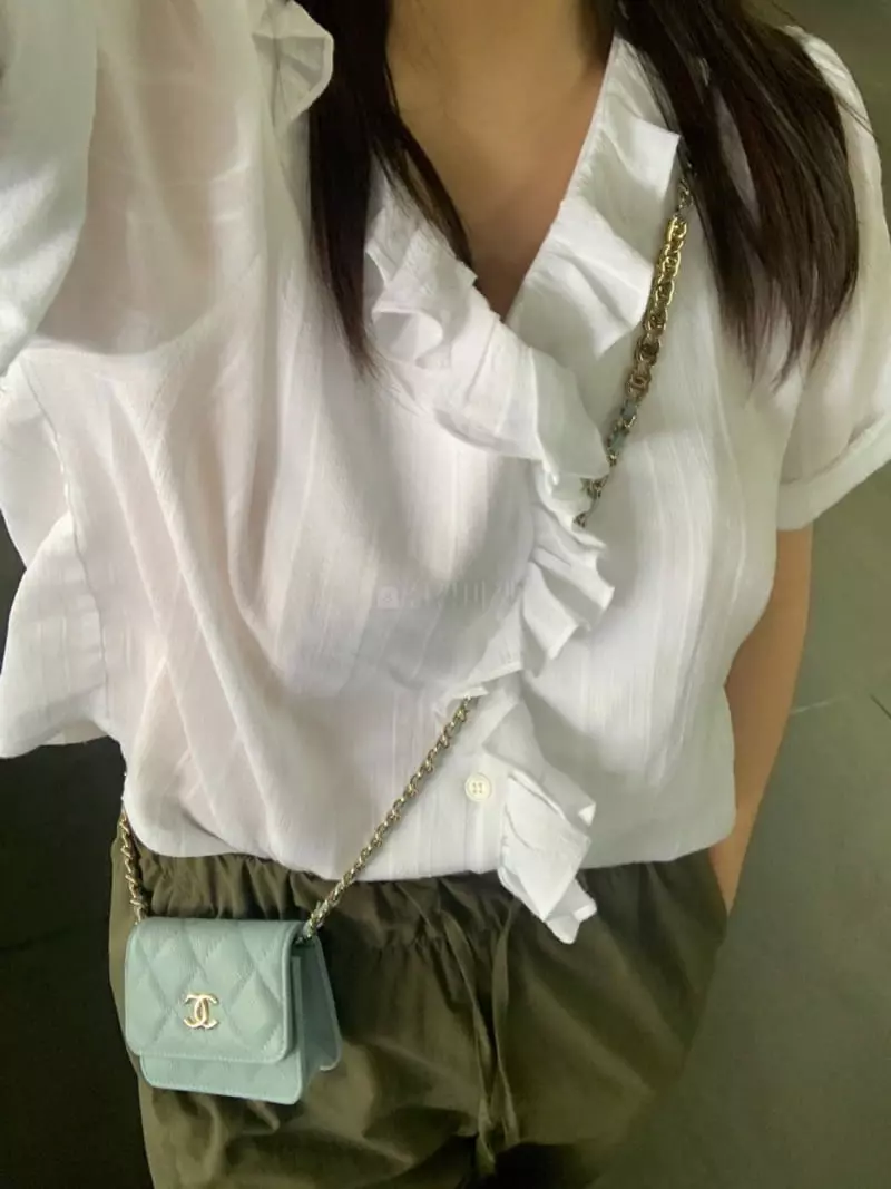As Thought - Korean Women Fashion - #thatsdarling - Hey Frill Blouse - 3