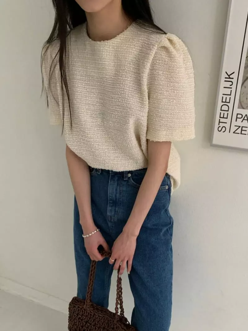 As Thought - Korean Women Fashion - #womensfashion - Twid Blouse - 4