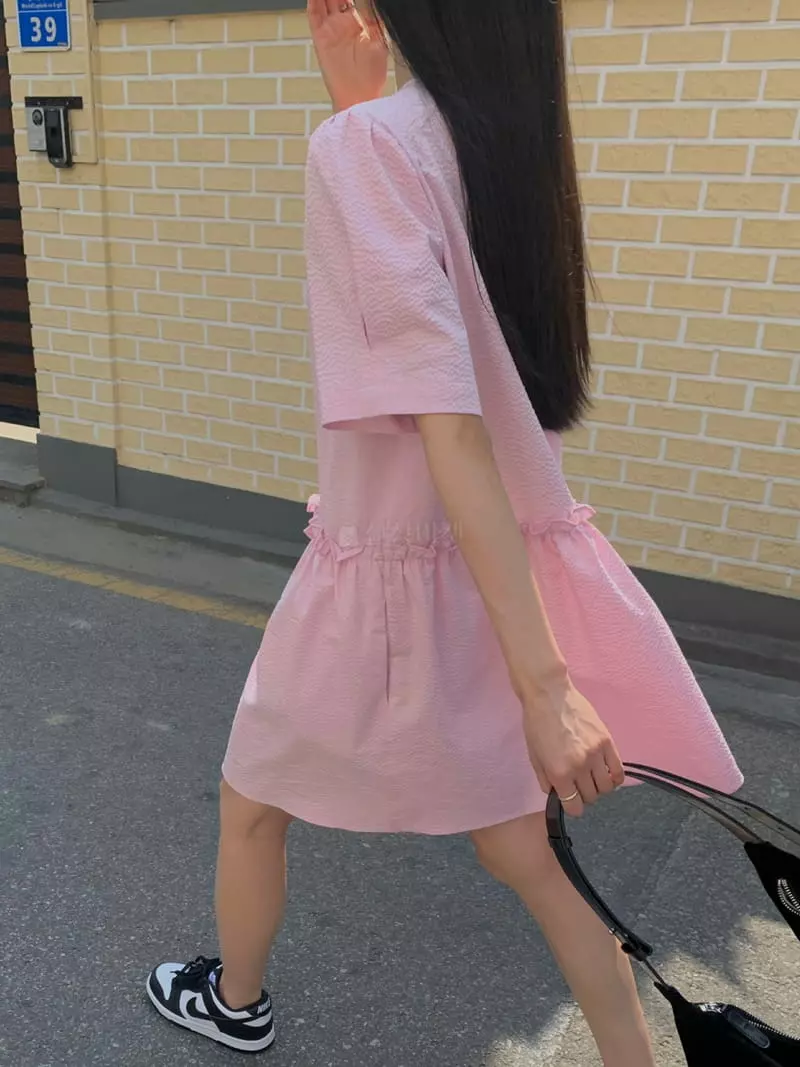 As Thought - Korean Women Fashion - #vintageinspired - Frill One-piece