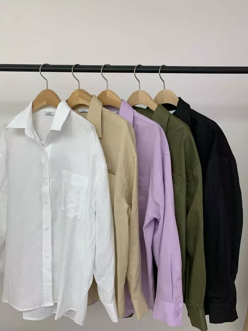 As Thought - Korean Women Fashion - #vintageinspired - Over Shirt - 4